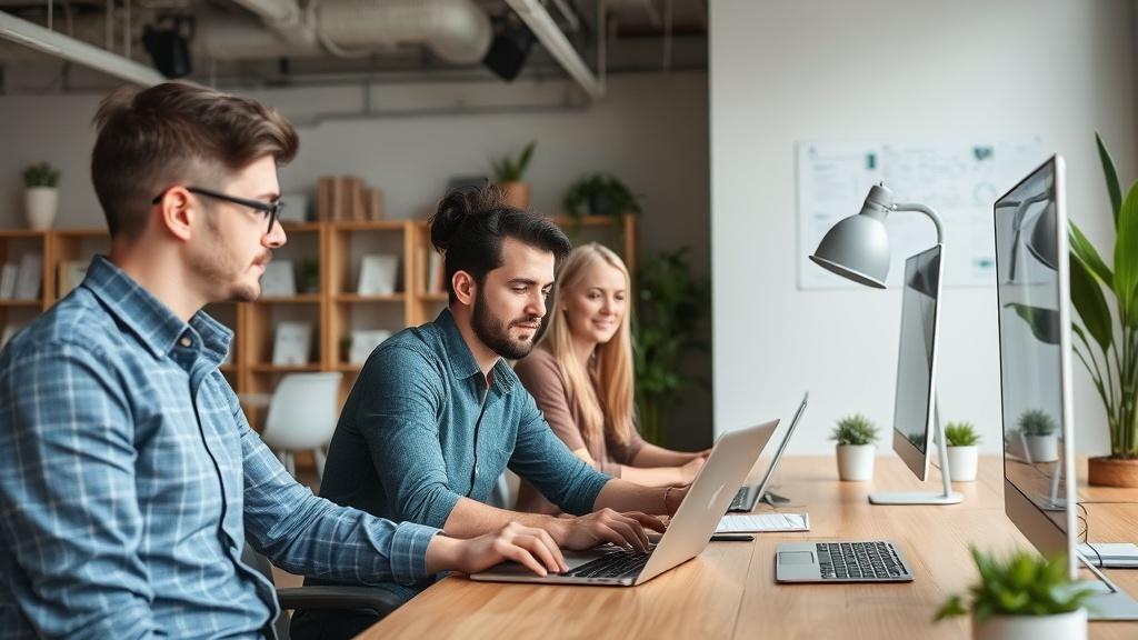 a photo of a functioning marketing agency a photo of a functioning marketing agencyфото